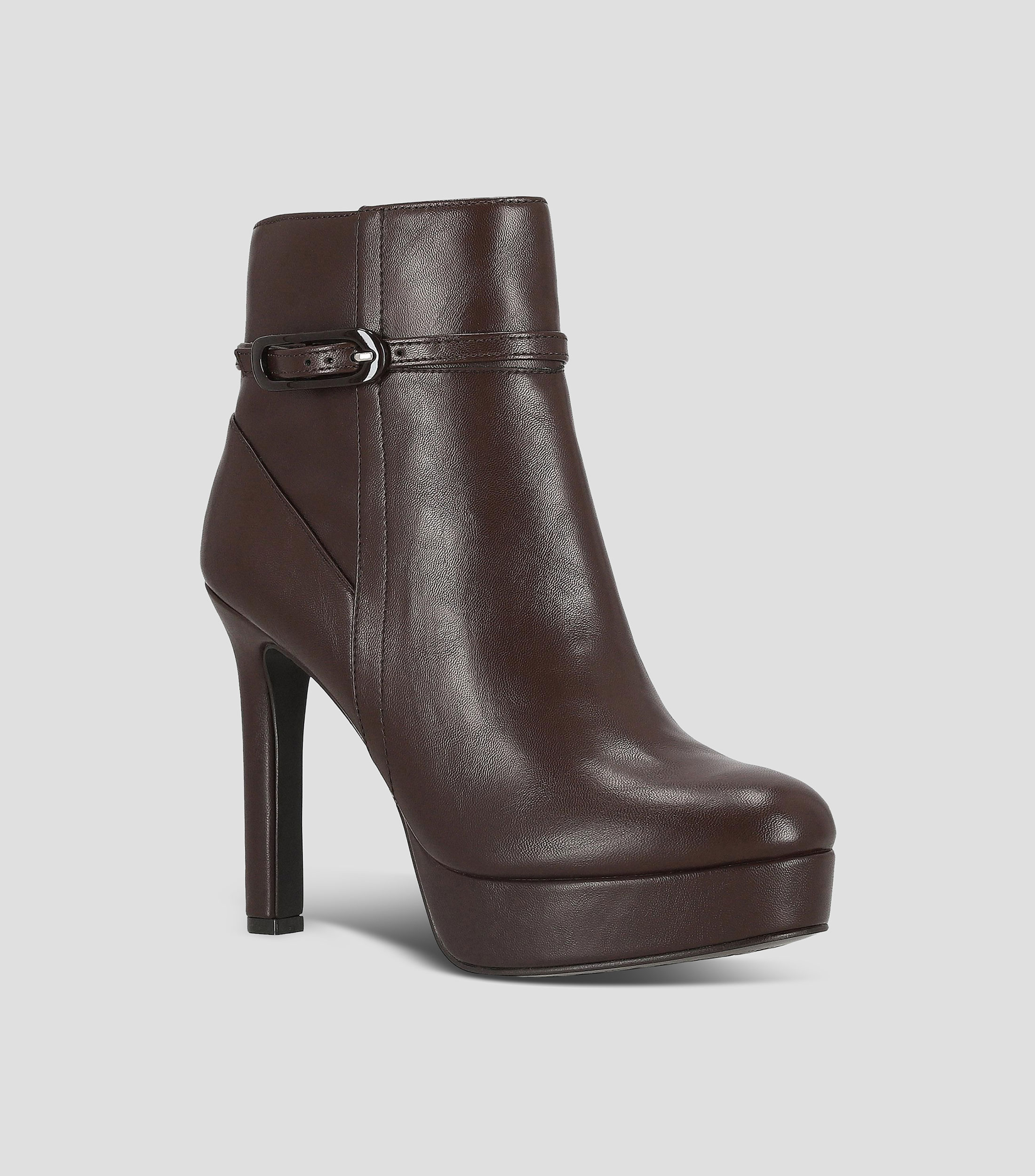 Botines con tacón alto delgado Mujer